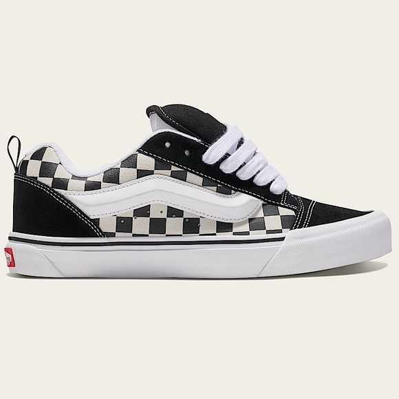 Vans Knu Skool Checkerboard Black & White Sneakers